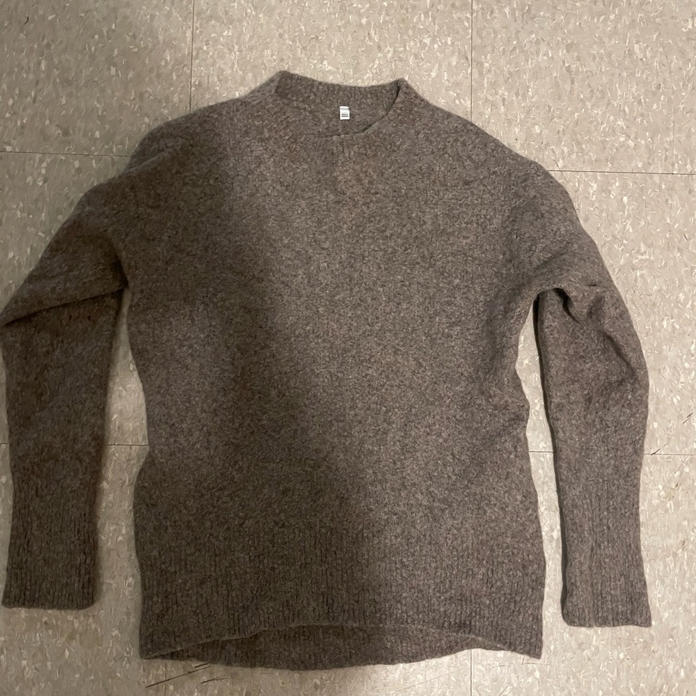 NWOT MUJI Brown Wool Sweater